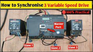 Variable Frequency Drive Synchronize With Master Port! How to Synchronize Vfd! Master Port Wiring