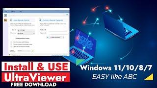 How to Install UltraViewer on Windows 11 - TeamViewer & AnyDesk Alternative | FREE Download 2023