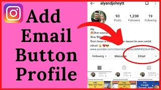 How to Add Email Address Button on Instagram Profile 2024