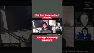 What is his real name? RuthlessRedge Gaming on LMJ Podcast