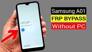 Samsung A01 Bypass Google Account/FRP Lock |ANDROID 10 Q Without PC