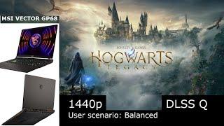 12900HX + RTX 4080M + Hogwarts Legacy / 1440p / Ultra / DLSS