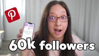 60K Followers on Pinterest: How to get more Pinterest followers | massively grow your followers