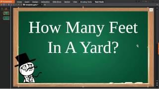  How Many Feet In A Yard