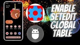  How To Unlock Global Table In Setedit With Wireless Debugging !! Setedit Global Table Unlock 