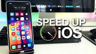 How To Make Your iPhone STUPID FAST!