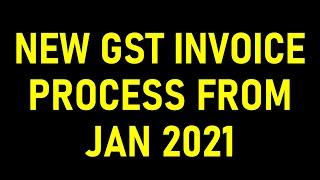 GST INVOICE NEW PROCESS FROM JANUARY 2021|GST E INVOICE OPTION ENABLED IN GST PORTAL