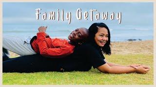 Family Getaway Part 1 | kids plane experience | Hubby had an accident