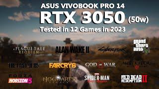 Asus Vivobook Pro 14 - RTX 3050 Gaming Benchmark Test in 2023 | Ryzen 7 5800H + RTX 3050 |