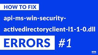 api-ms-win-security-activedirectoryclient-l1-1-0.dll Missing Error on Windows | 2020 | Fix #1
