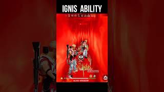 Ignis Character Ability Test  Free Fire New Character Skill #srikantaff