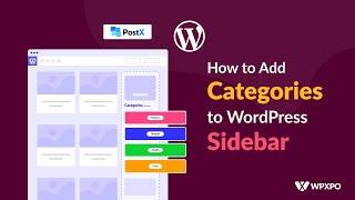 How to Display WordPress Categories on the Sidebar