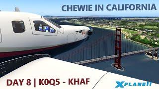 X-Plane 11 | Hot Start TBM 900 | California trip part 8 | K0Q5-KHAF