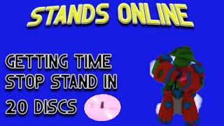 How to get Time Stop in Stands Online? | Stands Online | ROBLOX