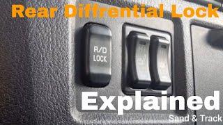 How to use R/D Lock? [Rear Diffrential Lock]