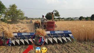 Front Reaper Binder Made By Pakistan Exelent Work In Fild Wheat Cutting Season