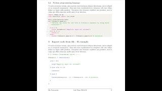 LaTeX: include programming language code in LaTeX document