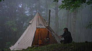Calm And Cozy Camping In The Rain: Relaxing Asmr Experience