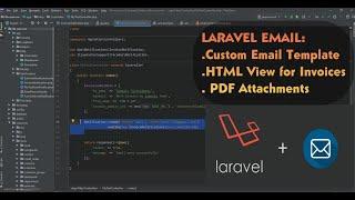 How to send HTML view in Laravel Email  - Custom Email Template & File Attachment In Laravel Email