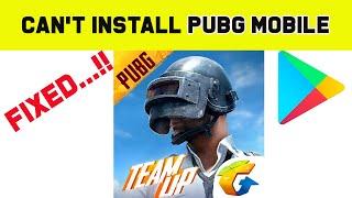Fix Can't Install PUBG Mobile App Error On Google Play Store Android & Ios - Can't Download Problem