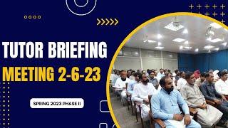 Tutors file distribution | Tutors Meeting 2-6-2023