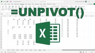 How to use excels new formulas to make an unpivot formula | LAMBDA