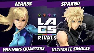 LACS Rivals - Marss (ZSS) Vs. Spargo (Cloud) Smash Ultimate - SSBU