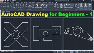 AutoCAD Drawing Tutorial for Beginners - 1