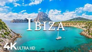 FLYING OVER IBIZA (4K UHD) - Soothing Music Along With Beautiful Nature Video - 4K Video Ultra HD