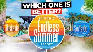 Universal DOCKSIDE vs. SURFSIDE: Which Universal Value Resort is Better?