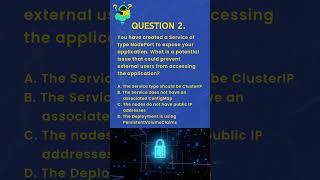 Certified Kubernetes Application Developer  Practice Exam Questions - Services and Networking