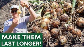 How to Get Your Onions to Store Longer!