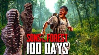 I Survived 100 Days in Sons Of The Forest!