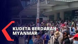 Kudeta Myanmar, 18 Tewas Dalam Unjuk Rasa