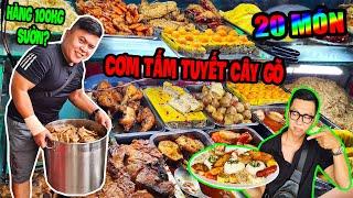 Hốt Hoảng Dĩa CƠM TẤM TUYẾT Cây Gõ Khổng Lồ Gần 20 Món Võ Sư Lộc Đến Qùy Pha GỌI GÌ ĂN ĐÓ Ứ Hự Này.