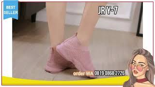 SEPATU WANITA SNEAKER TERBARU  JR Y-7,SNEAKERS SHOPEE HAUL,SNEAKERS MURAH SHOPEE