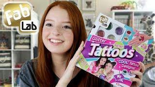 Check out these new FabLab Glitter Tattoos! Unicorn, Mermaid, Emoji and more!