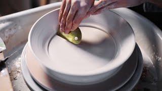 Throwing and Trimming Porcelain Plates