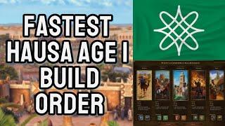 Fastest Hausa Age I Build Order [AOE3:DE]