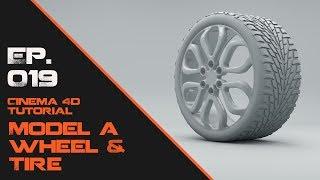 Model a Wheel and Tire in Cinema 4D