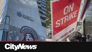 Hyatt hotel workers walk off the job