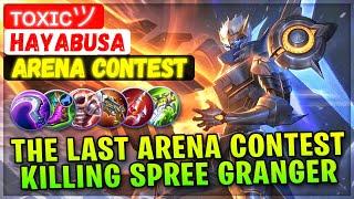 The Last Arena Contest, Killing Spree Legend Granger [ ᴛᴏxɪᴄツ Granger ] Mobile Legends Emblem Build