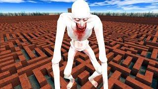 SCP СКРОМНИК ГОНЯЕТСЯ ЗА НАМИ В ЛАБИРИНТЕ ► Garry's Mod