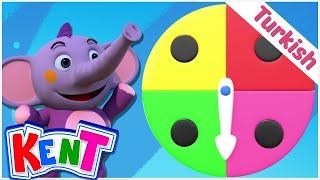 Kent The Elephant | Renk Çarkını Döndür | Çocuklar Videoları | Sevimli Fil Kent