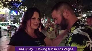 Feel good Street Hypnosis in Las Vegas with Kaz Riley