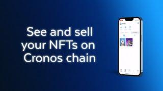 Cronos tutorial: See and sell your NFTs on Cronos