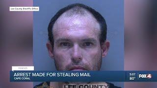 Man arrested for stealing mail