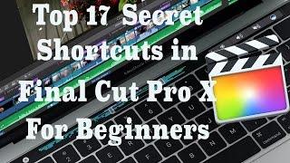 Basic Shortcuts in Final Cut Pro