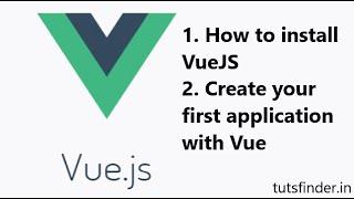 Install vue on your system and create you first project in vue | Vue Js #tutsfinder #vuejs