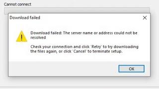 Download failed: The server name or address could not be resolved | gta 4 setup error
